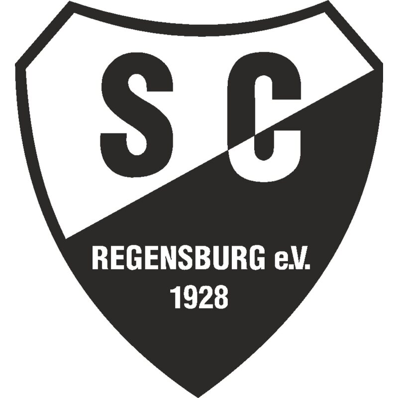 SC Regensburg Vereinswappen klein Druck schwarz