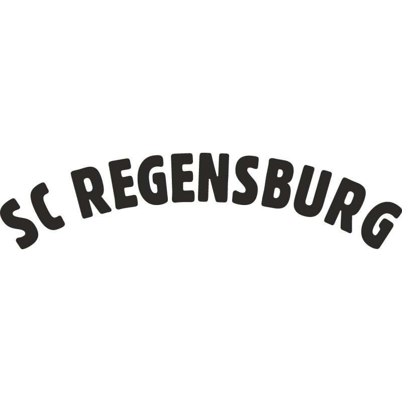 SC Regensburg Vereinsname groß Druck weiß