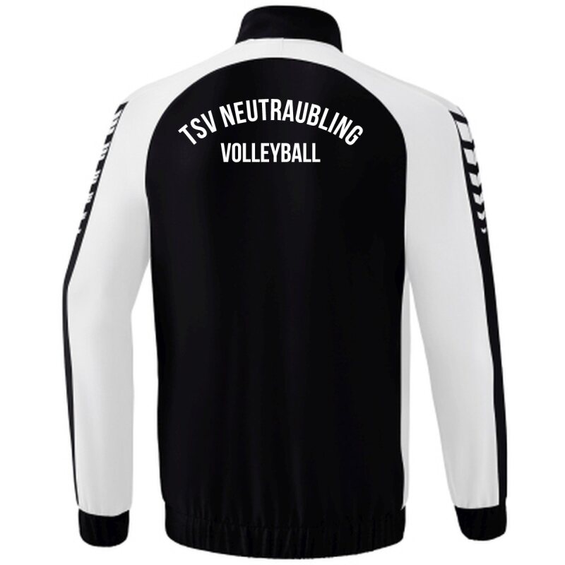 TSV Neutraubling Volleyball Erima Pr&auml;sentationsjacke schwarz 128