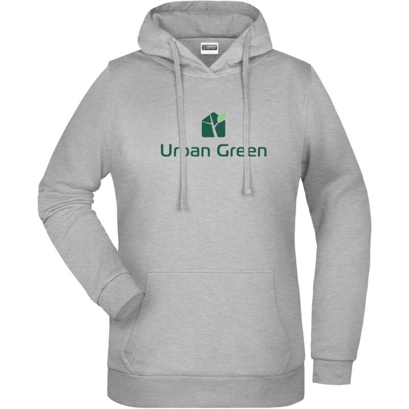 Urban Green Kapuzenpulli Logo Damen
