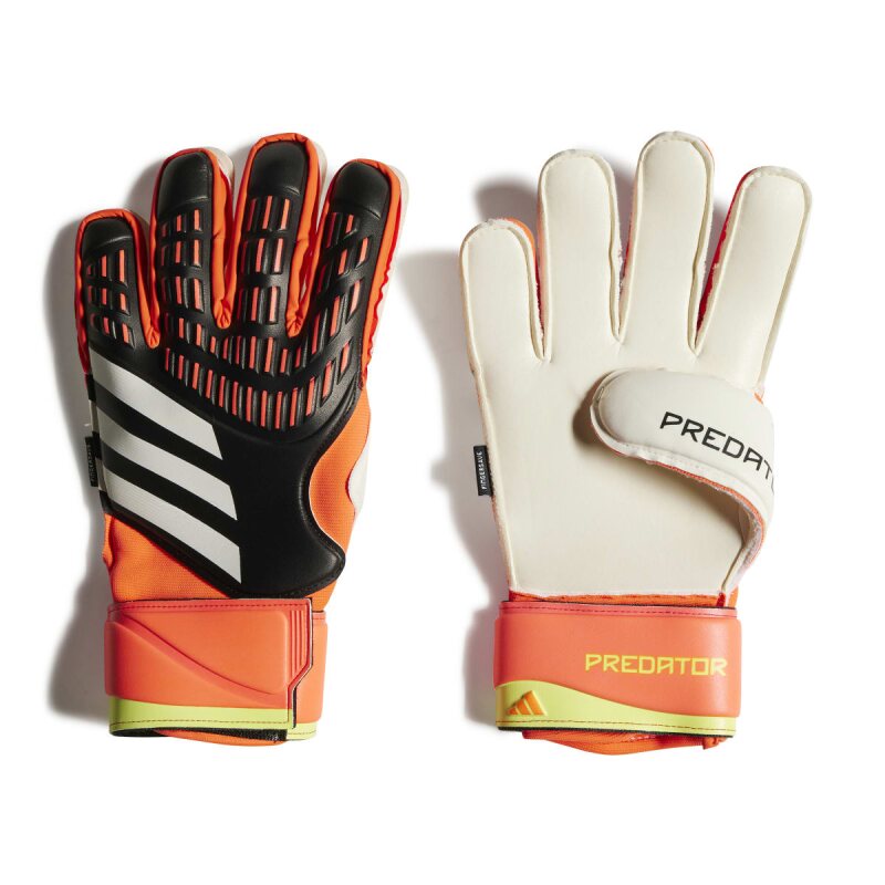Adidas Adidas Predator Kinder Torwarthandschuhe mit Fingersave BLACK/SOLRED/SYELLO 6