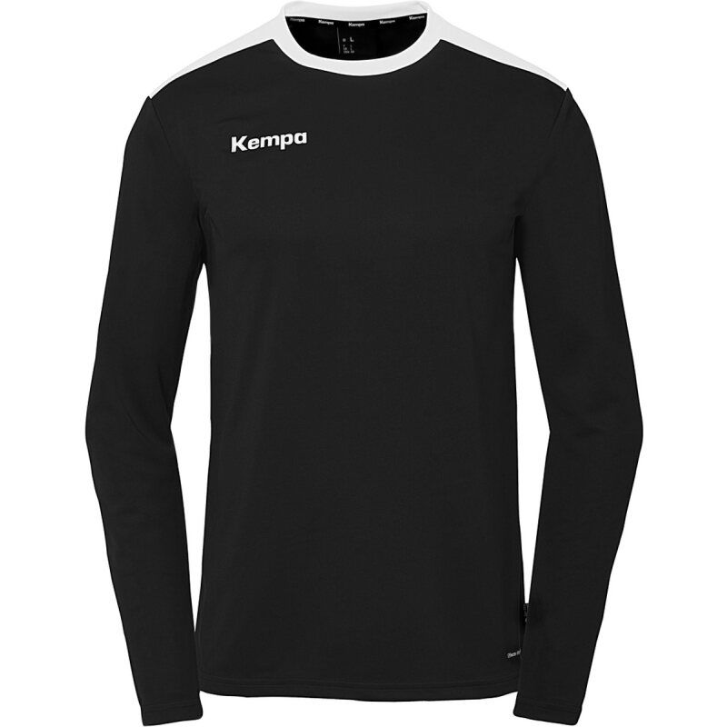 Kempa Emotion 27 Langarmshirt schwarz/weiß 152