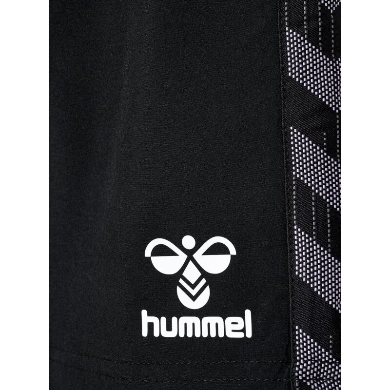 Hummel hmlAUTHENTIC WOVEN SHORTS KIDS Shorts mit Zugschnur am Bund BLACK 116