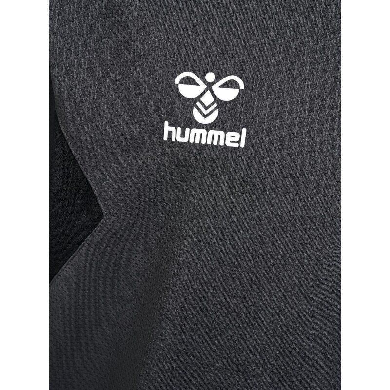 Hummel hmlAUTHENTIC HALF ZIP SWEAT KIDS Sweatshirt mit kurzem Rei&szlig;verschluss ASPHALT 116