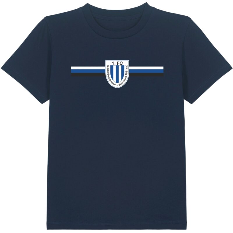 1. FC Markt Berolzheim-Meinheim Logo striped Kinder T-Shirt