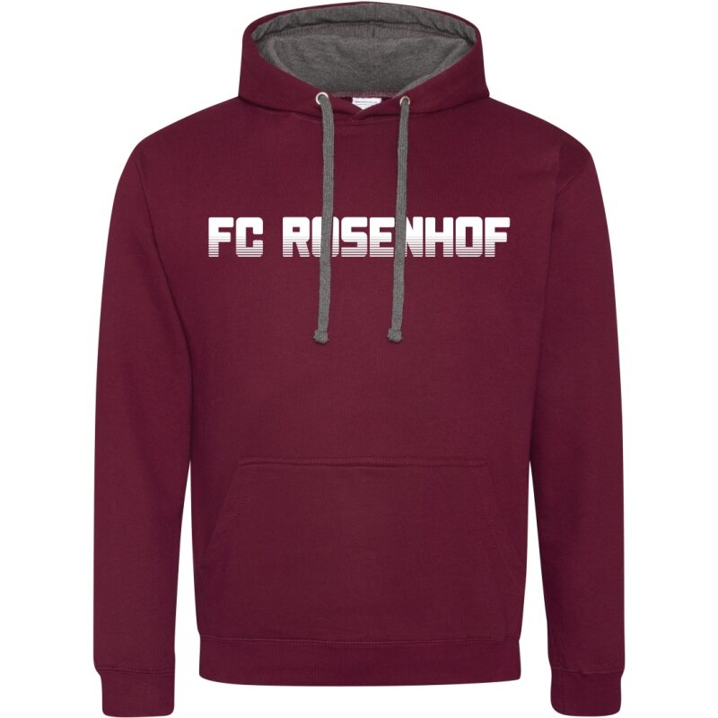FC Rosenhof Hoodie weinrot
