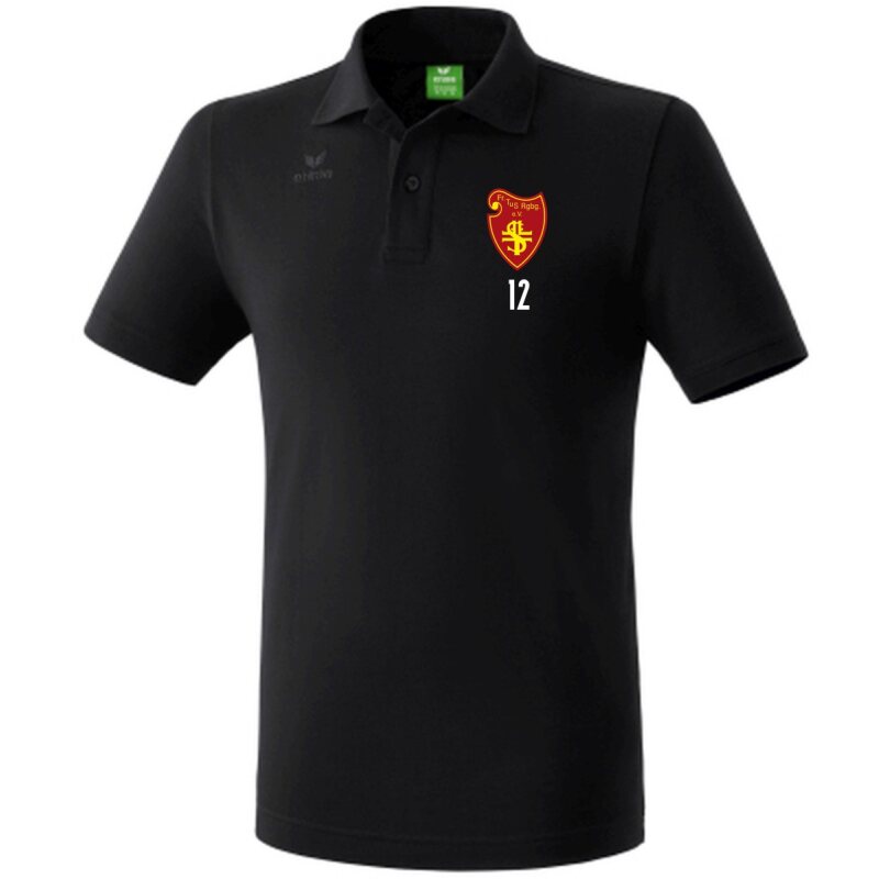 Freier TuS Regensburg Erima Freizeit Poloshirt schwarz