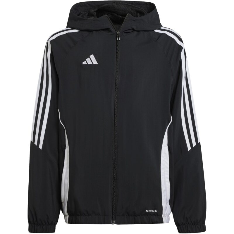 Adidas Tiro 24 Kinder Windbreaker BLACK/WHITE 152